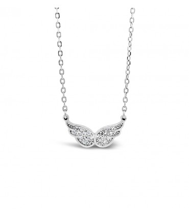 Sterling Silver Angel Wings Pendant and Chain SP105SL Sterling Silver Angel Wings Pendant and Chain SP105SL